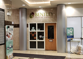 The Bentley Hearing Services clinic entrance in London, Ontario