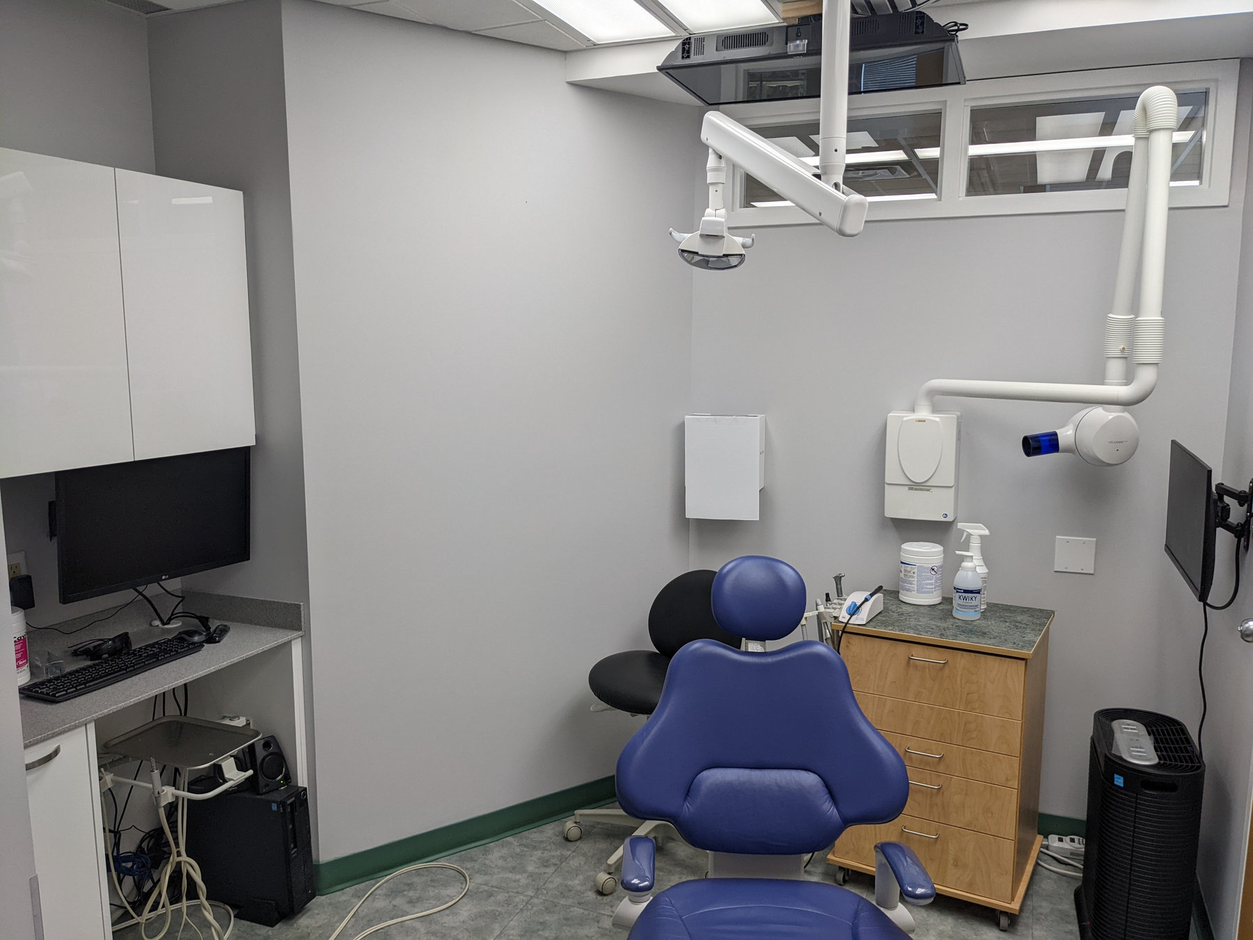 Inside Boler Dental, reception