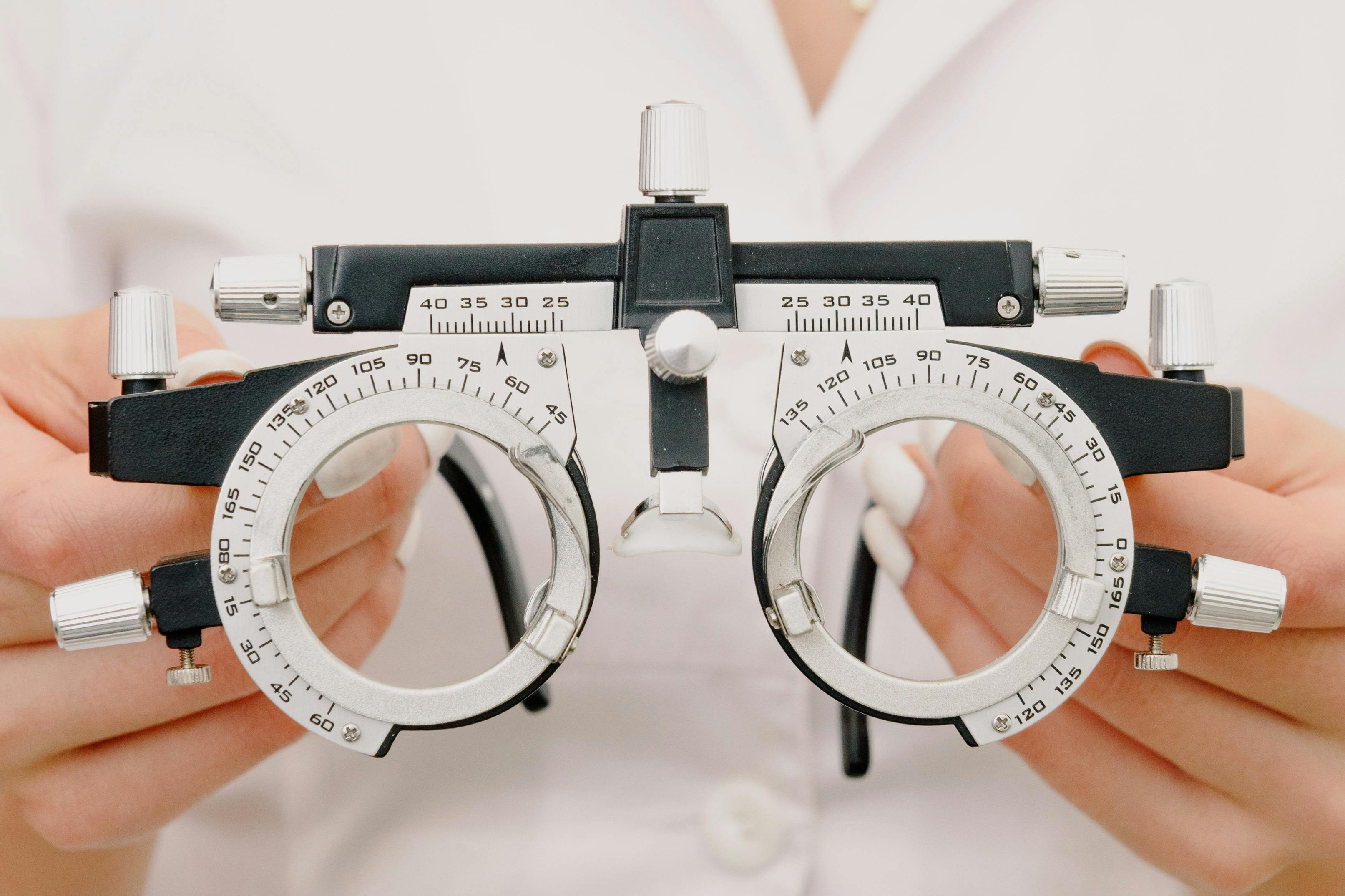 Optometrist conducting an eye exam. Representative image. Dr. Greg K. Cook, London Ontario.