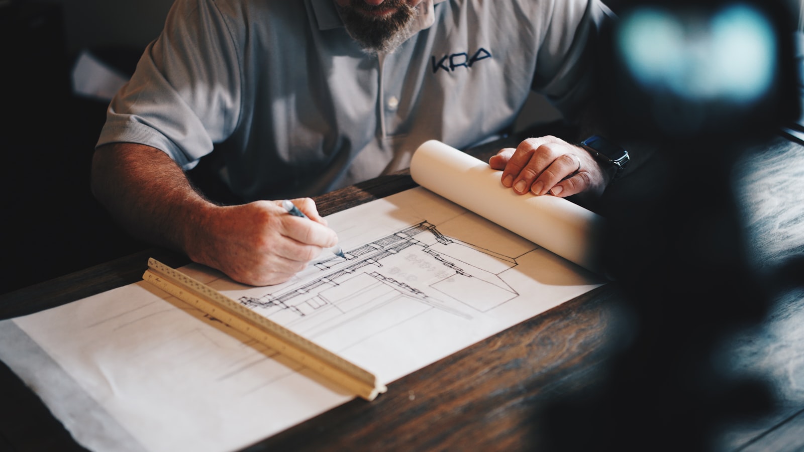 Reviewing drawings and measurements before a CraftWell Group project in London Ontario