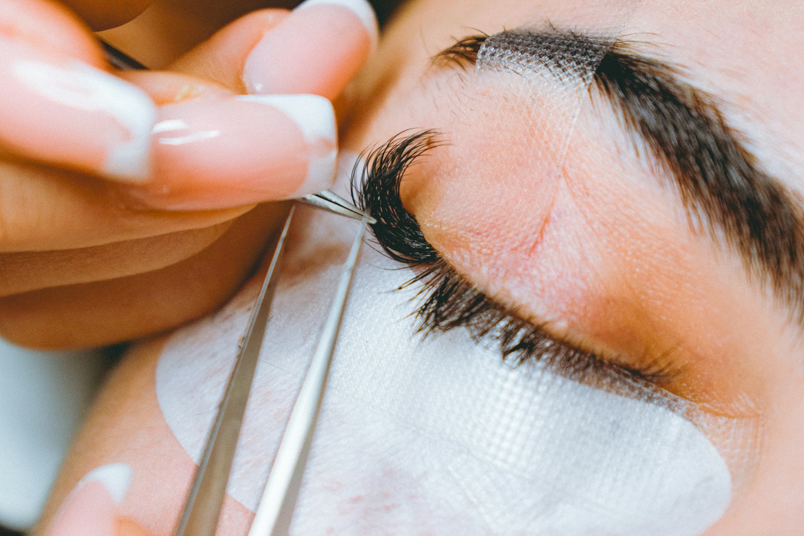 A lash extension appointment at Flutter Lashes of London in Byron