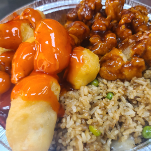 Combination Platters at Golden City in London, Ontario