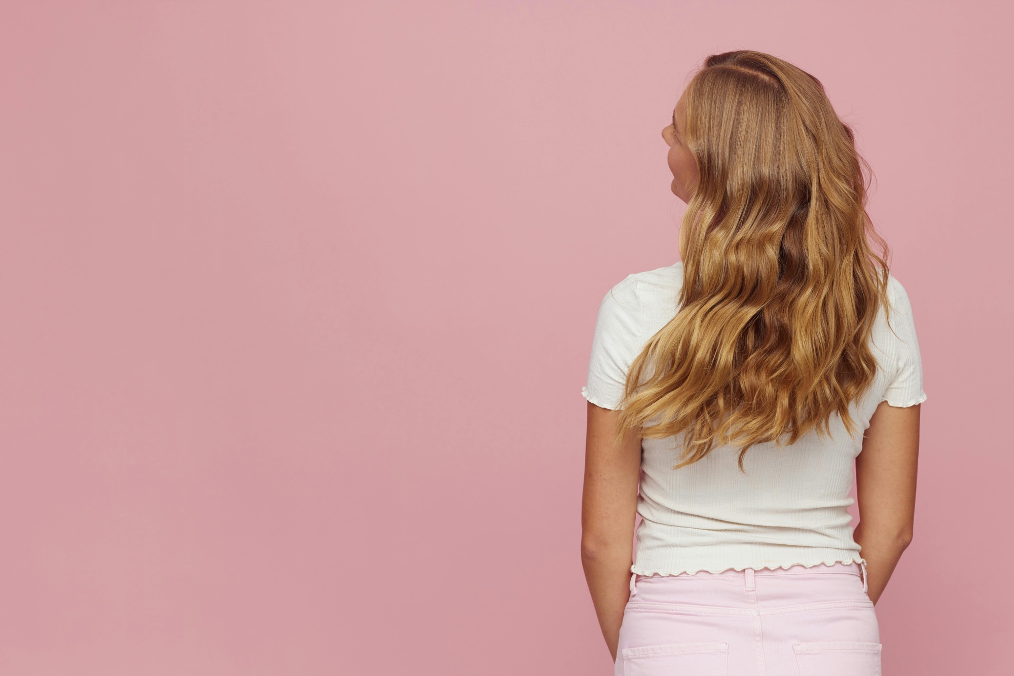 Soft styled waves at Hair Essentials & Beauty Bar in Byron