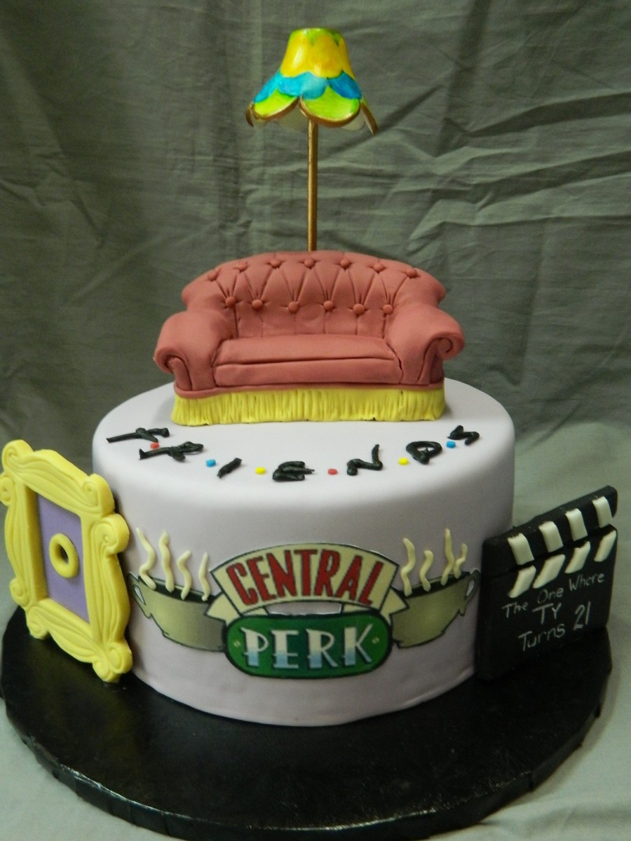 Friends "Central Perk" celebration cake by Hey, Cupcake! in London Ontario