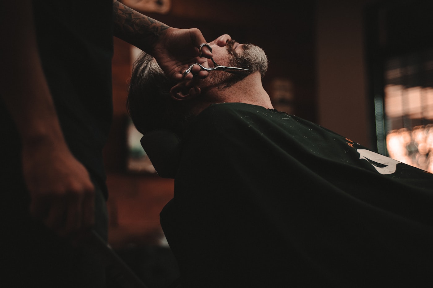 The signature Gentleman's Cut at Michael Romeo Hair