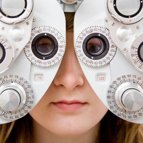 Frame styling at Monkey See Optical.