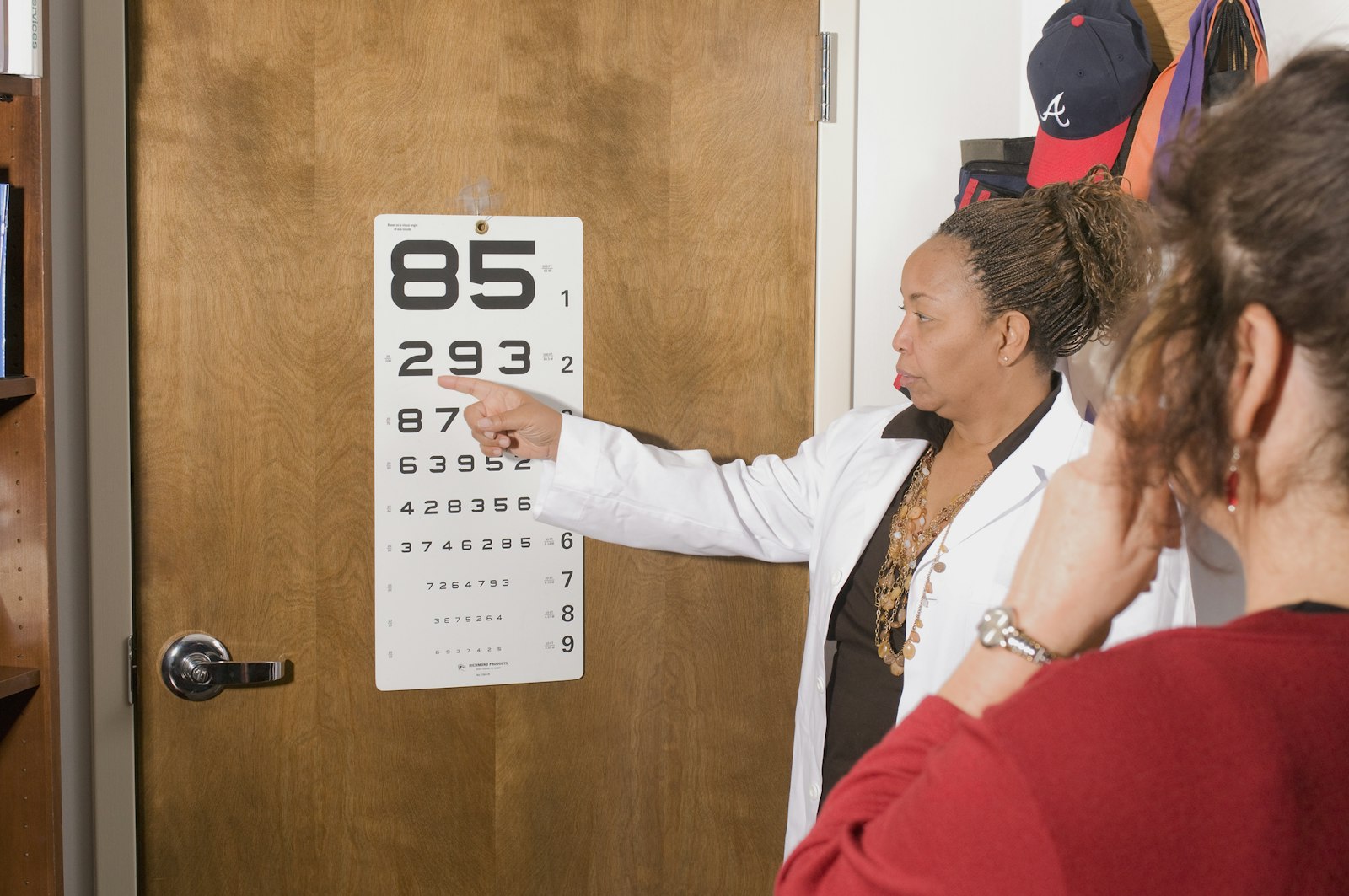 Eye exam with OCT imaging at Squints Optical, London Ontario