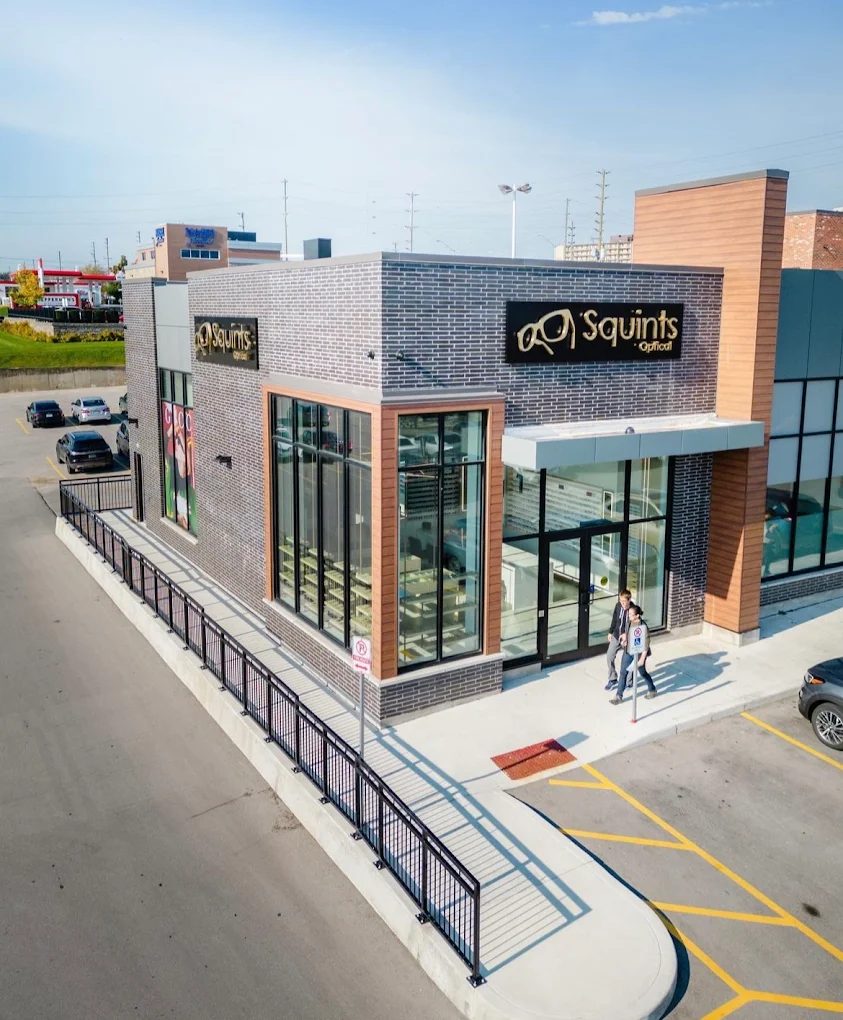 The Squints Optical storefront in London, Ontario