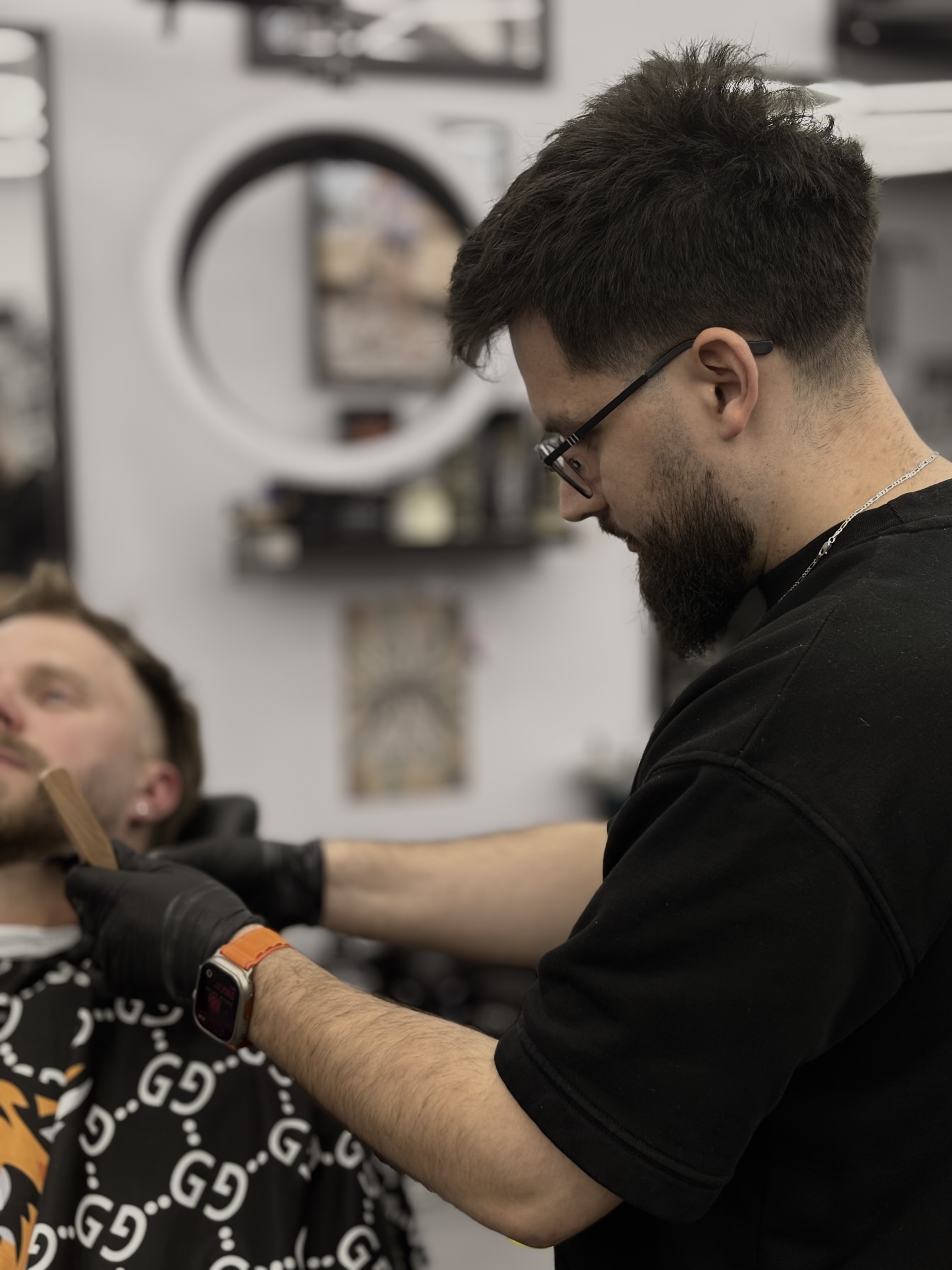 Skin fade, detailed at Top Crew Barbershop London