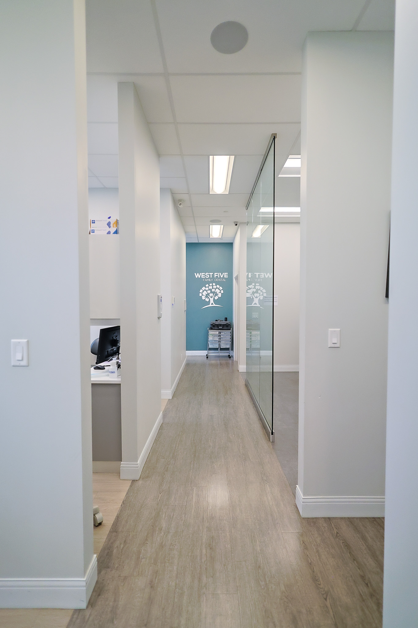 A patient at West Five Family Dental, London Ontario